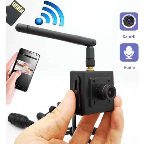 Micro Size IMX335 1920P 5MP 3MP 2MP 1.3MP 1MP Mini WIFI IP Camera Indoor Wireless Surveillance Home Security Onvif TF Card Slot