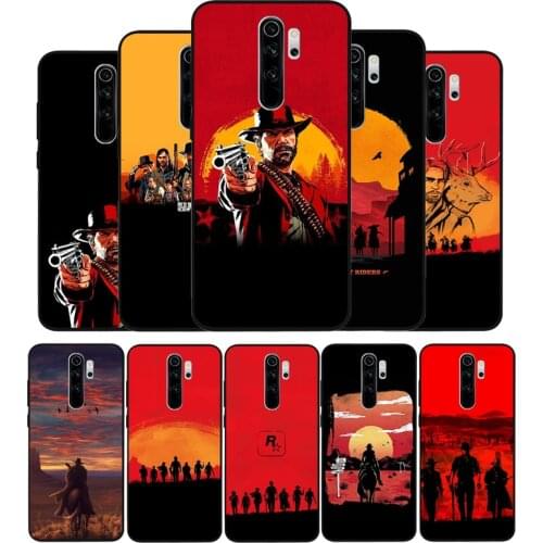 Game RDR2 Black TPU Silicone Soft Phone Case For Redmi 4A 4X 7A 5 Plus 6 Pro NOTE 9 7 8 5 Pro 4 6