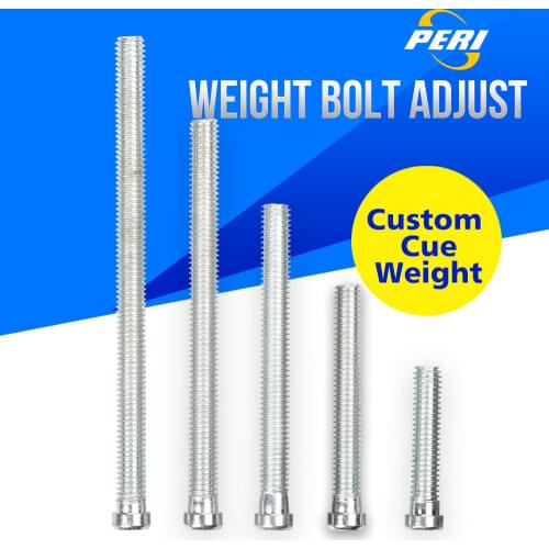 PERI Billiard Cue Weight Bolt Adjust Weight Professional Adjust Weight A Set 8Pieces of Weight Bolt Durable Billiar Accessories