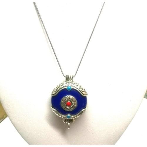 High Quality lapis lazuli stone pendant necklace 2 style can choose free shipping
