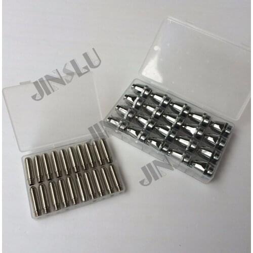 P60 AG60 SG55 Plasma Cutter Cutting Torch Consumables Tips 20PCS & Electrode 20PCS