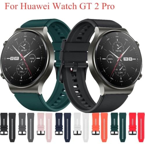 Watch Band For Huawei Watch GT 2 Pro Band Sport Silicone Replaceable Strap Fashion Bracelet Watchbands for Huawei Watch GT2 Pro