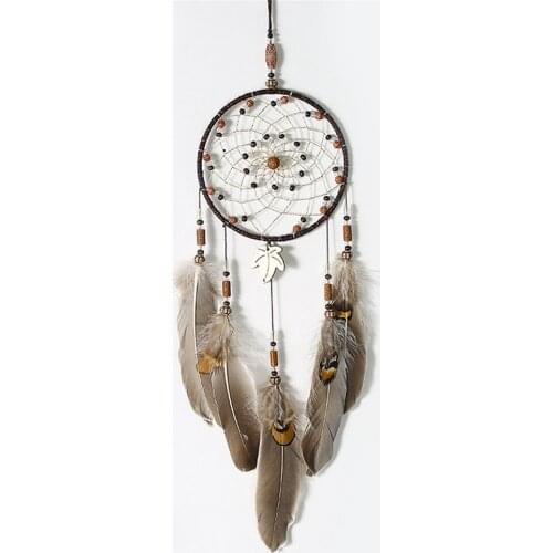 Hand Woven Feather Dream Catcher Wall Hanging Ornaments Wedding Home Decoration Accessories Bedroom Decor Aesthetic