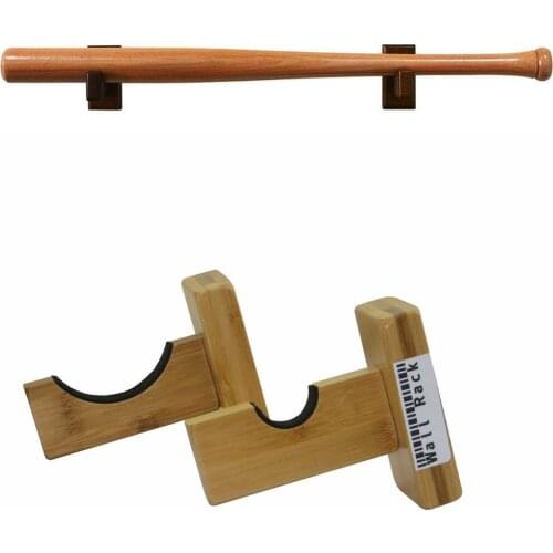 Softball Bat Baseball Bat Horizontal Khaki Wall Rack for Gun Rack Hooks Rifle Hanger Weapon Wall Mount w/Screws