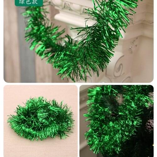 2M Long Colorful Garland Omament Bar Christmas Tree Decoration for Outdoor Party Supplies Wedding Festival Birthday Decorations