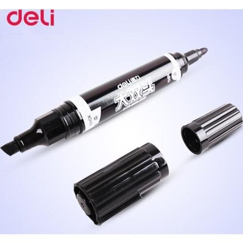 1pc 1.5/6mm Dual Tip Waterproof Permanent Oil Marker Pen CD Fabric Tires Sharpie Office School Supply Drawing Writing Stationery