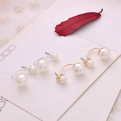 Pearl earrings 2019 new style fashionable high-end pearl square tassel earrings, suitable for ladies wear/fashion party earrings