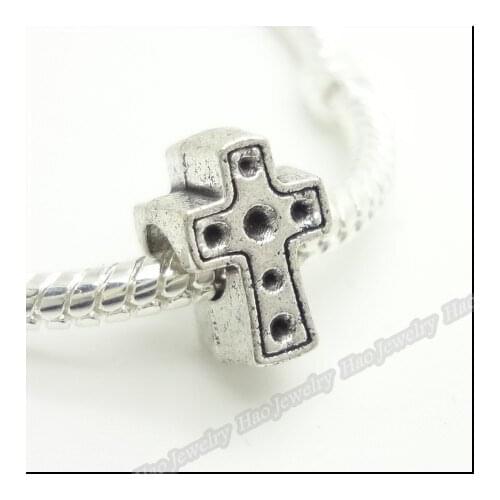 Vintage Ancient silver zinc alloy big hole Beads charms European bracelet DIY beads jewelry accessories