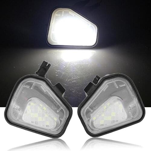2Pcs Side Mirror Rearview Puddle Lights Courtesy Lamps for Volkswagen Passat B7 Automobile Electric Accessories