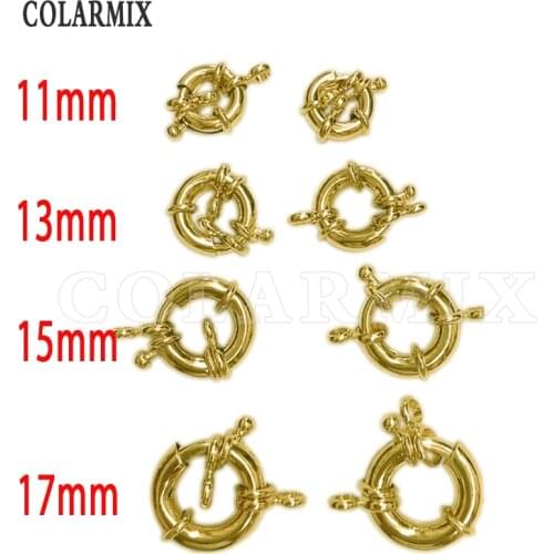 20 Pcs Rudder Clasp for necklace making Round clasp necklace pendant charms gift Buckle jewelry gift for lady
