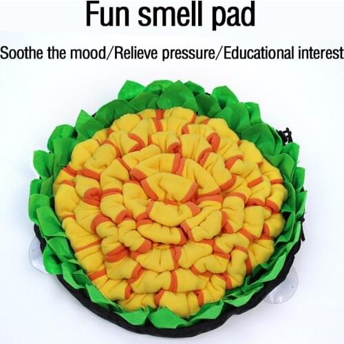 50x50 Pet Dog Snuffle Mat Nose Smell Training smell pad dog bowl slow food interactive dogs smell pads Removable and washable