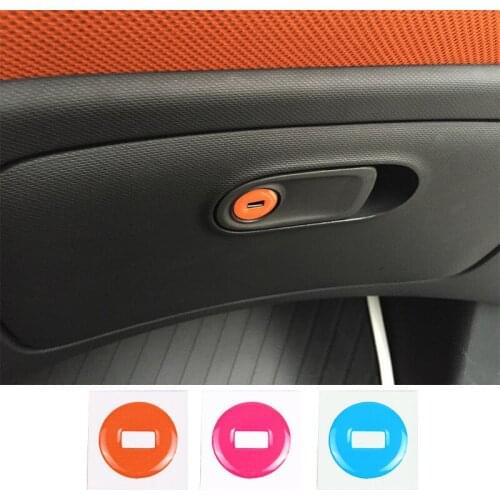 Car Styling Keyhole Ring Decoration Cover Car Stickers For Smart Fortwo Cabrio Fortwo Coupe 451 2009-2014 Auto Accessories