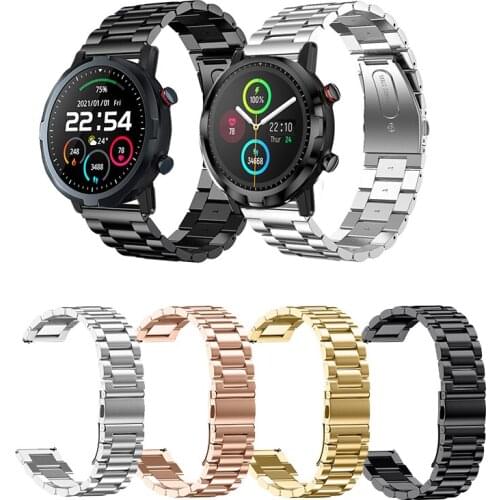 For Xiaomi Haylou RT LS05S Strap Band Bracelet 22mm Metal Watchband for Haylou LS02 Replacement Wristband correa Accessories