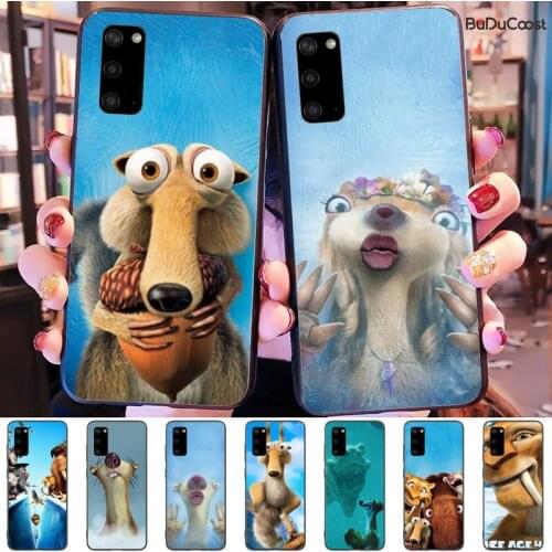 Chenel Ice Age Anime Soft Phone Case Capa for Samsung Galaxy S10 S10E Lite s6 s7 s8plus s9plus S5 S20