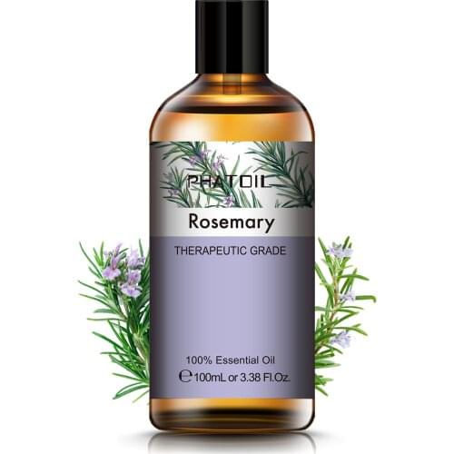 100ml Rosemary Essential Oil Skin Care Diffuser Aroma Oil Eucalyptus Vanilla Sandalwood Avocado Aloe Vera Jojoba Rosehip Oil