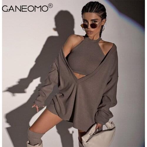 Женские свитера и кардиганы GANEOMO China At AliExpress