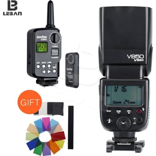 Godox V850 GN58 Li-ion Battery Camera Flash Speedlite + Godox FT-16S Wireless Power Control Flash Trigger Set