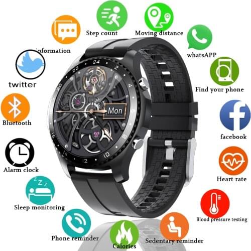 LIGE 2020 Fashion Smart Watch Mens Bluetooth Call luxury Smart Watches Male Heart Rate Blood Pressure Sport smartwatch For Men