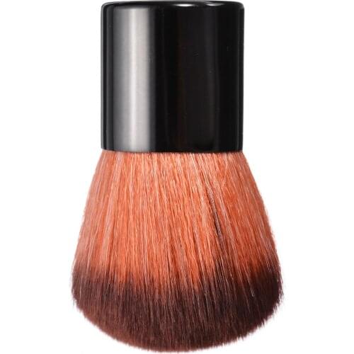 Mayitr 1pcs New Soft Fiber Powder Makeup Round Brush Professional Kabuki Cosmetic Blush Brush Beauty Tool For Makeup