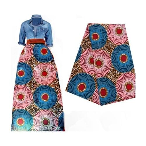 Mylb 3 Yards African Polyester Wax Prints Fabric 2019 Real Wax High Quality 6 yards African Fabric for Party Dress