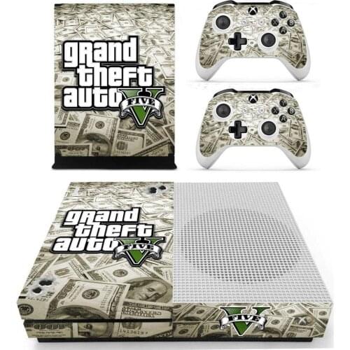 Grand Theft Auto V GTA 5 Skin Sticker Decal Cover For Xbox One S Console & Kinect & Controllers For Xbox One Slim Skins Stickers