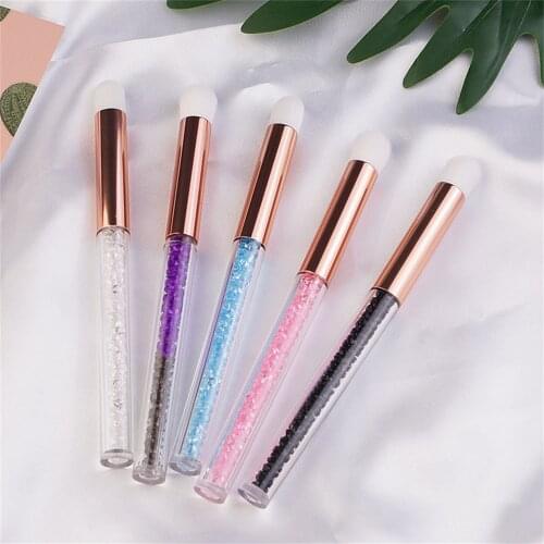 New Crystal Eyelash Cleaning Brush Washing Makeup Brush Eyelash Lash Extensions Eyelash Cleaner Brush Skin Care Makeup Tools
