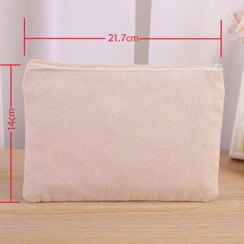 100pcs New Pencil Pen Canvas Case Cosmetic Makeup Tool Bag Storage Pouch Purse Pen Bag JF