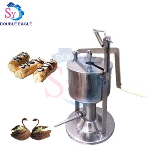 Wholesale Price Commercial Portable Manual Puff Cream Filling Machine/Hand Press Jam Filled Cake Injection tool