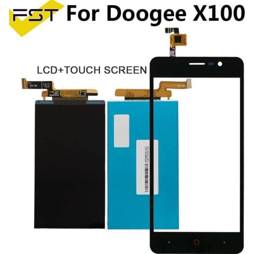 Original New LCD Display + Touch Screen Digitizer For Doogee X100 Screen LCD Glass Touch Panel For DEXP BL150 lcd display sensor