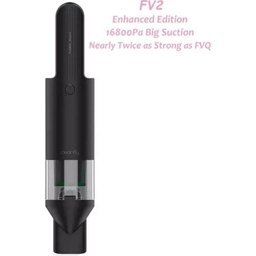 2020 Youpin Cleanfly FV2 Portable Handheld Vacuum Cleaner for Home Wireless Mini Dust Catcher 16800Pa Strong Cyclone Suction