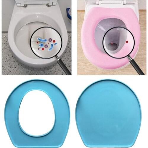 Toilet Cushion Cover Pad Epoxy Resin Mold DIY Closestool Seat Mat Silicone Mould
