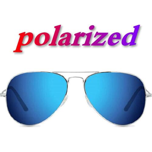 Polarized Men Pilot Aviation Sunglasses Flash Mirrored and Gradient Lens Women original Brand logo High Quality Sun Glasses 3025