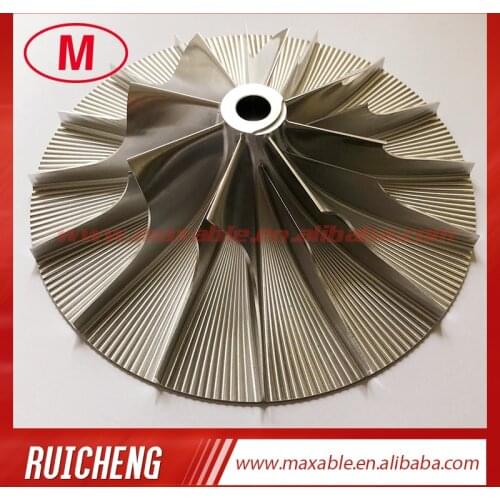 Supercharger 8+8 blades 76.90/145.90mm high performance turbo/milling/aluminum 2618/billet compressor wheel for Vortech - V2