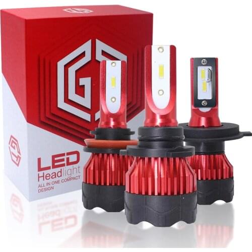 1Set H3 LED H8 Auto Car Headlight 9005 9006 H4 H13 H7 880 H27 9004 9007 H11 881 LED H1 K5 55W 6000LM 6000K Automobile Bulb