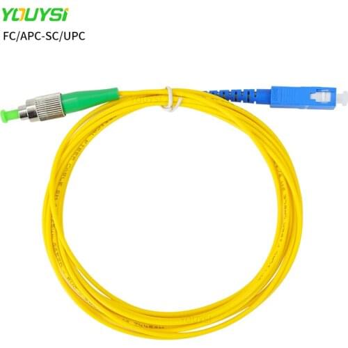 10PCS Simplex FC/APC-SC/UPC fiber optic patch cord Cable 1m/2m/3m/5m/10m fiber optic jumper cable 2.0mm
