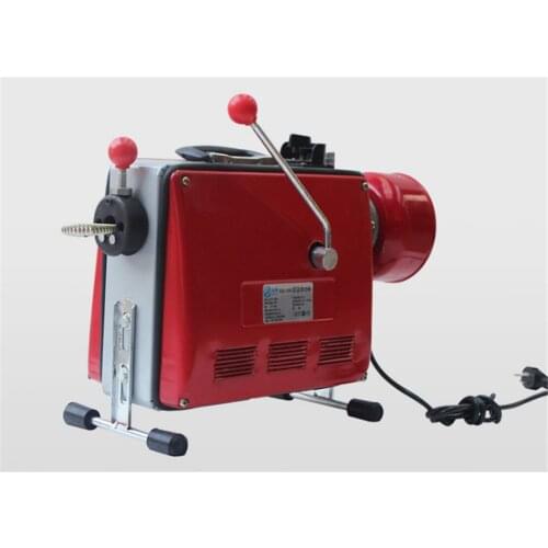 100D automatic electric pipe dredging machine sewer dredger toilet floor drain dredging cleaning machine