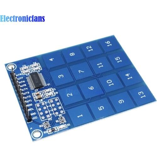 16 Key Way Channel TTP229 Capactive Touch Switch Low Power Indicator 2.4V 5.5V Digital Sensor IC Module Plate Board For Arduino