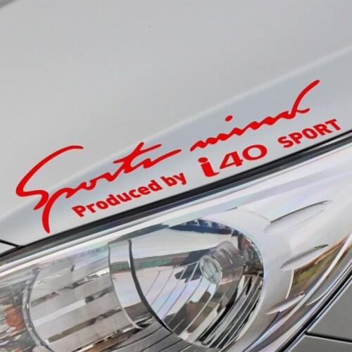 2 Pieces Customization Sport Car Covers Stickers Decal Car Styling For hyundai i40 car accessories