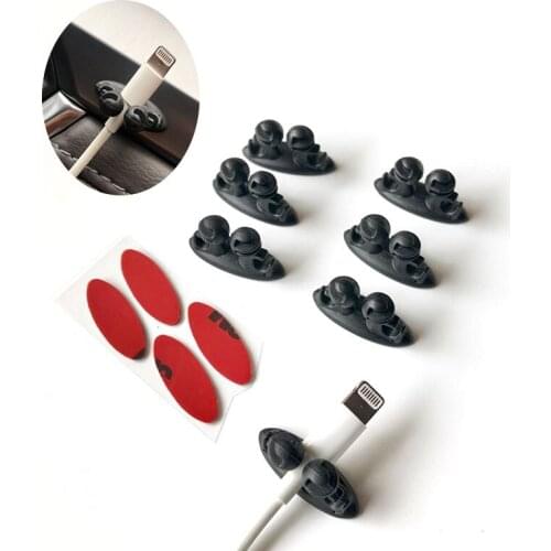 8pc Auto Car Wire Clip Stickers case for DACIA SANDERO STEPWAY Dokker Logan Duster Lodgy