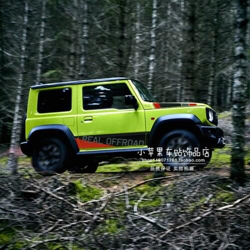 Car stickers FOR Suzuki Jimny Personality Body Color Strips Cover Stickers Decorative Door Side Skirts Modified Stickers