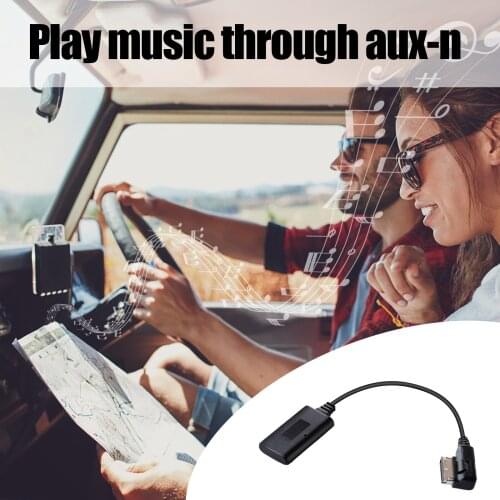 Bluetooth Audio Cable Aux In Adapter For Mercedes MB AMI Music Interface Bluetooth Version 5.0 Audio Cable Plug and Play Adapter