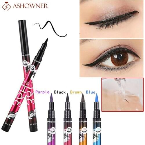 36H Black Eyeliner Pencil Waterproof Long-lasting Eye Liner womens cosmetics Liquid Eyeliner Pencil Korean Cosmetics makeup
