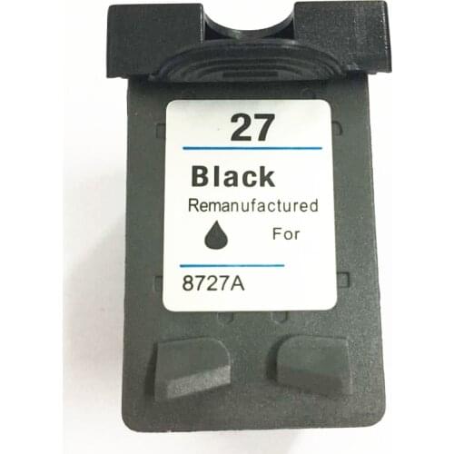 Vilaxh 1pcs 27 black compatible for hp 27 27xl ink cartridge replace C8727A for hp Deskjet 3323 3325 3420 3535 355 01110 1210