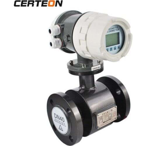 Insert type sewage sensor flowmeter digital 2 4 8 inch dirty water insertion electromagnetic flow meters with modbus output