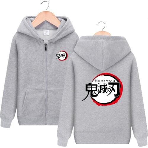 Kamado Tanjirou Skull Cotton Hoodies Cosplay Costume Zip up Jacket Sweatshirt Top