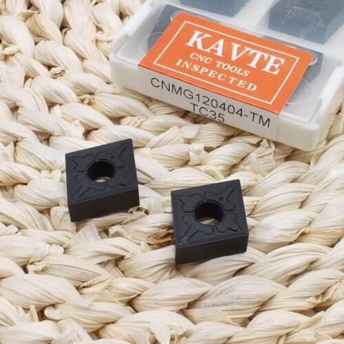 KAVTE CNMG120404-TM CNMG120408 CNMG120404-CQ 0408 0412 Medium Finish Machining of Hard Steel Processing Tungsten Carbide Insert
