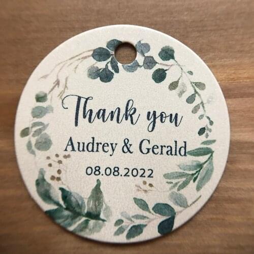 C32 3.8/5 cm round Pearlescent paper labelHandmade Hand Made For You Gift Baked Goods product label personalized tag