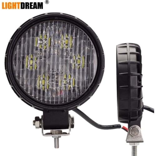 PAR 36 Round / Square 12V/24V 18W Round Led Work Lights With Bracket For John Deere Tractors Led Night lights