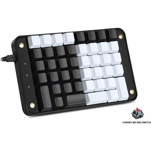 44 Programmable Keys Mechanical Gaming Keyboard Single-Handed Tools Keypad with Cherry MX Red Switches & 8 Macro Keys
