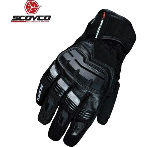 Motorcycle Gloves Winter Warm Screentouch Waterproof Leather Knuckle Glove Men Racing Moto Cycling Motorbike Motocicleta Guantes